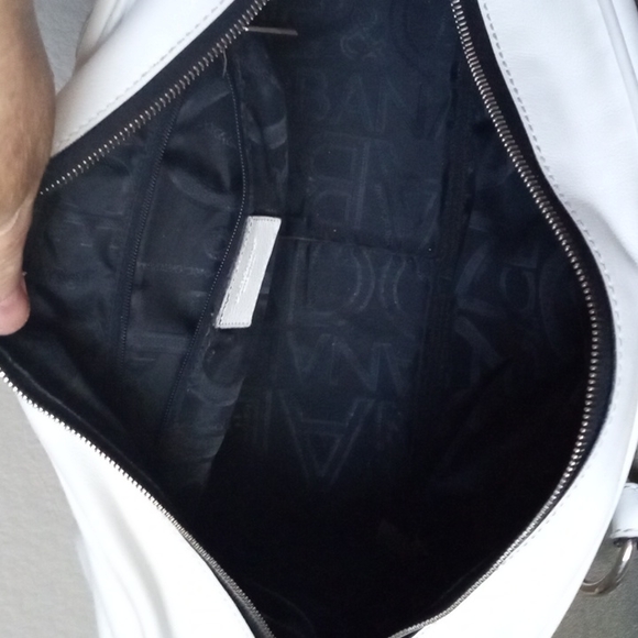 DOLCE & GABBANA Off White Pebbled Leather Satchel Bag Purse. Certified Authentic - Picture 12 of 14